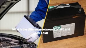 What is the difference between 12V STD and 12V AGM?